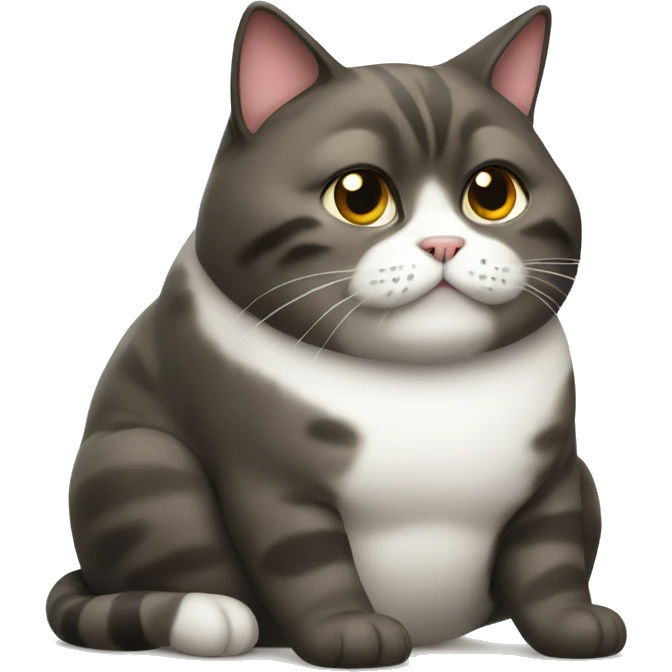 Fat cat emoji
