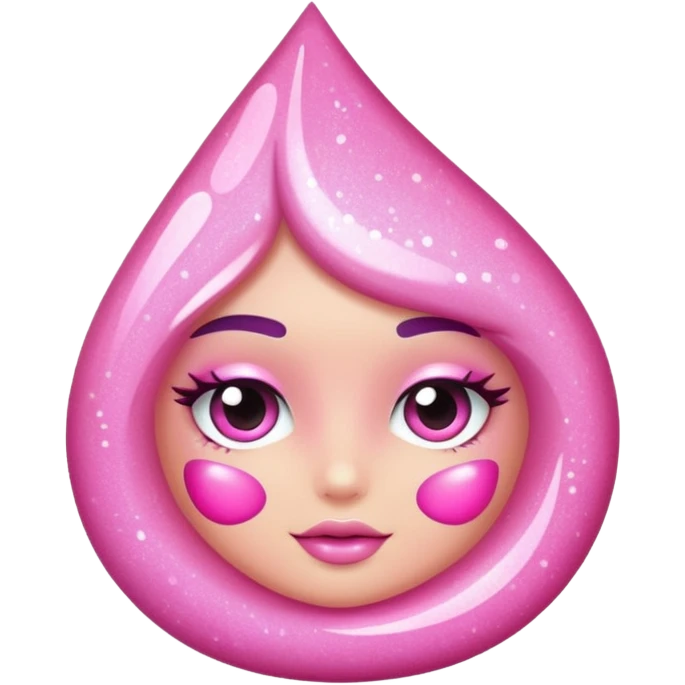 glitter liquid blush pack  emoji