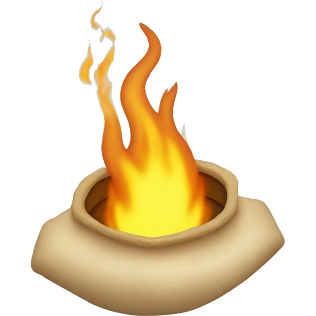 calcifer beige  emoji
