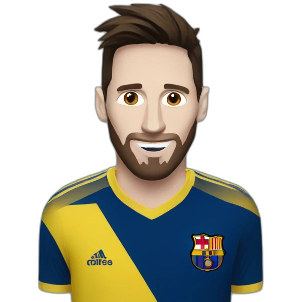 messi boca juniors emoji