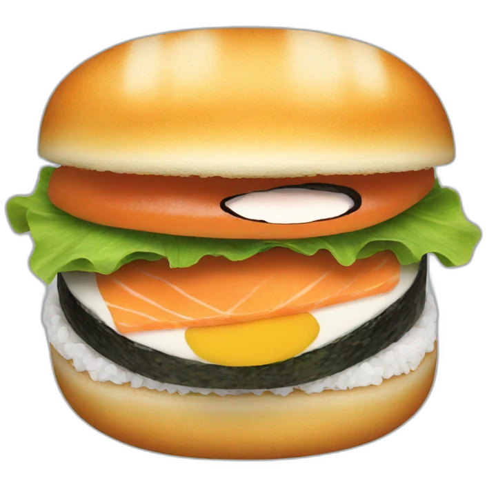 Sushi burger  emoji