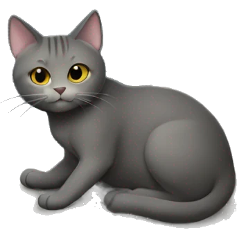 Cat in the moon emoji
