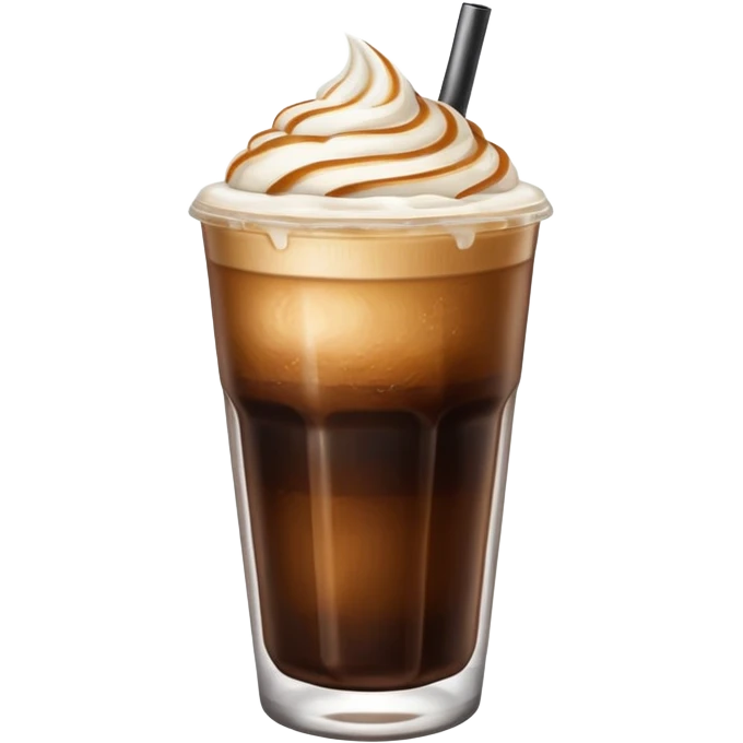 iced shaken espresso emoji