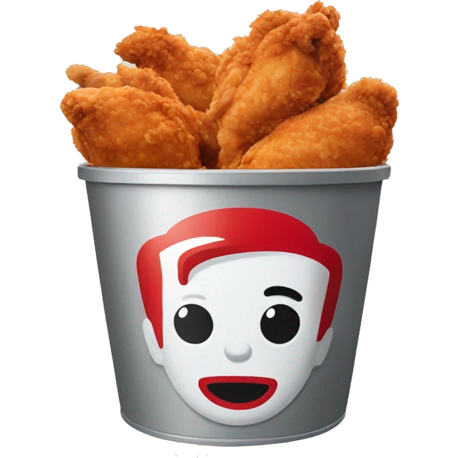 KFC chicken bucket  emoji