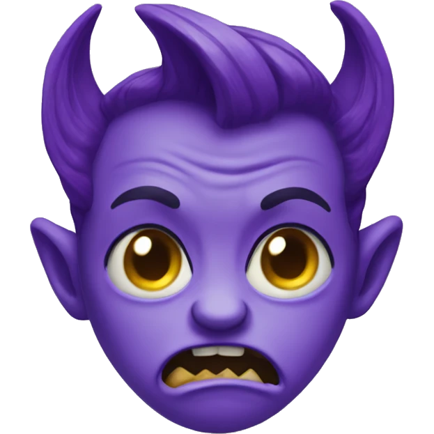 purple imp crying emoji