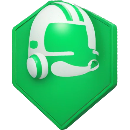 Green safety sign  emoji
