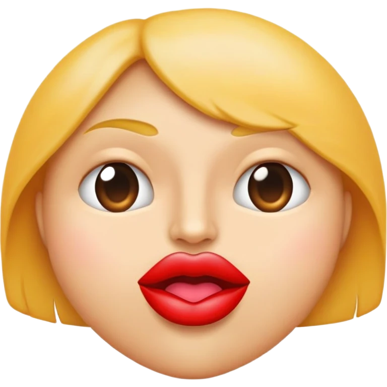 Emoji de boca con un dedo en la boca emoji