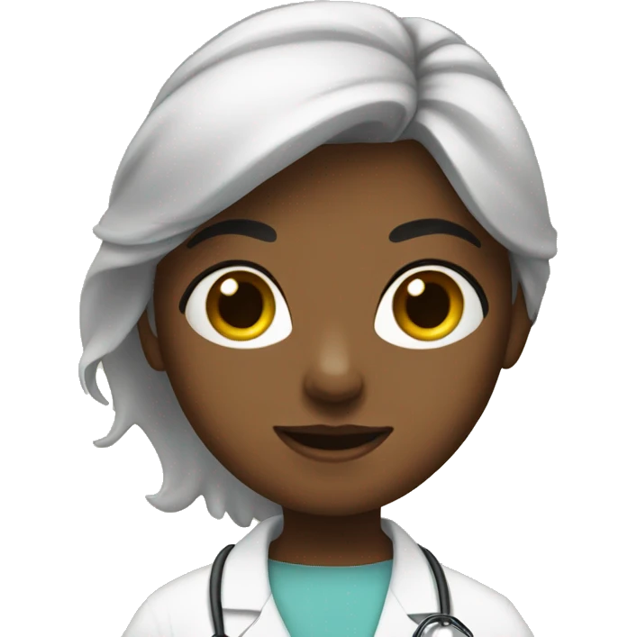 girl doctor emoji