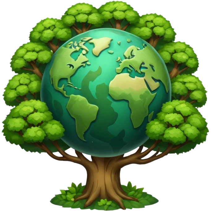 planet with tries emoji