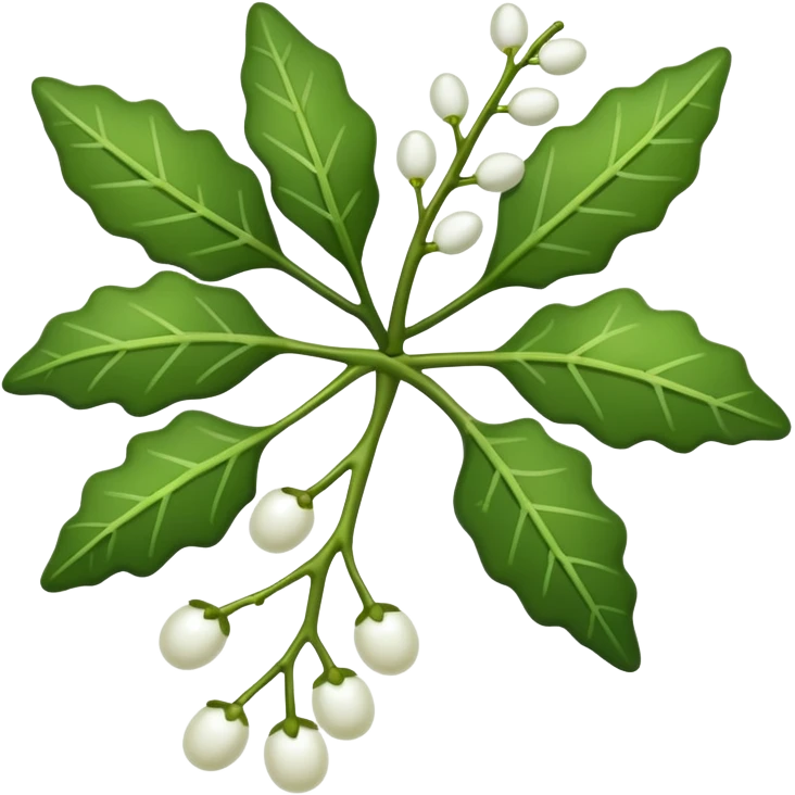 Mistletoe emoji