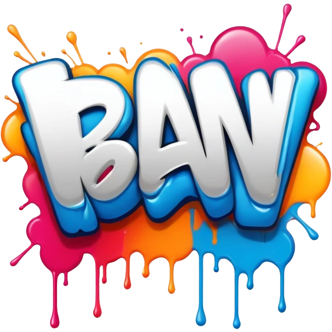 Graffiti word ban emoji