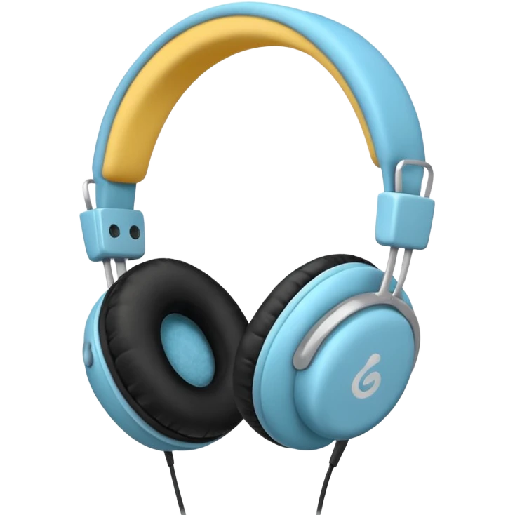 fluffy headphone emoji