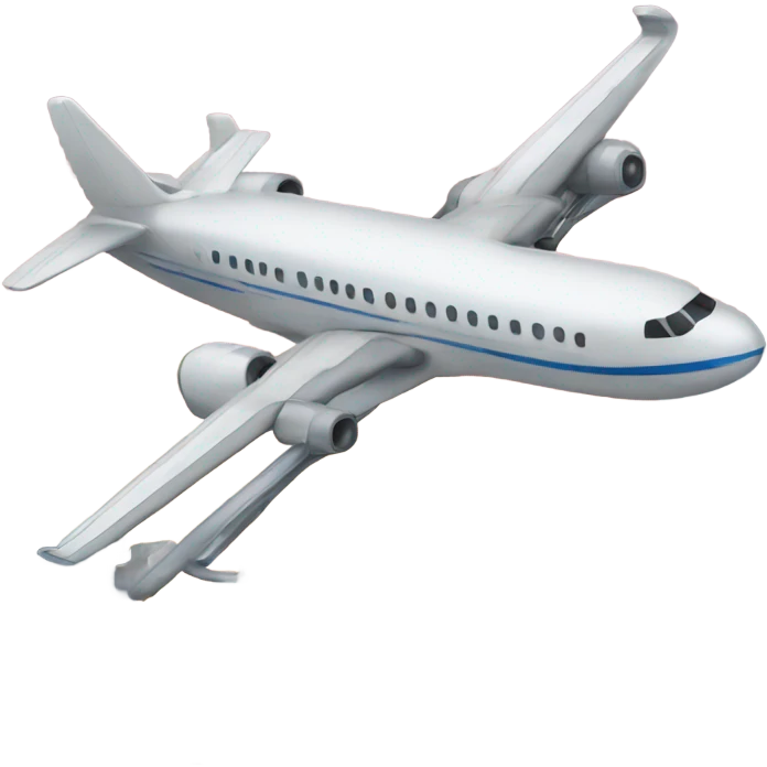 Plane flying skyscraper emoji