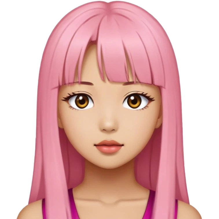 Lisa from black pink emoji