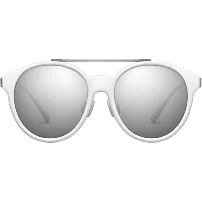 thin white modern sunglasses emoji