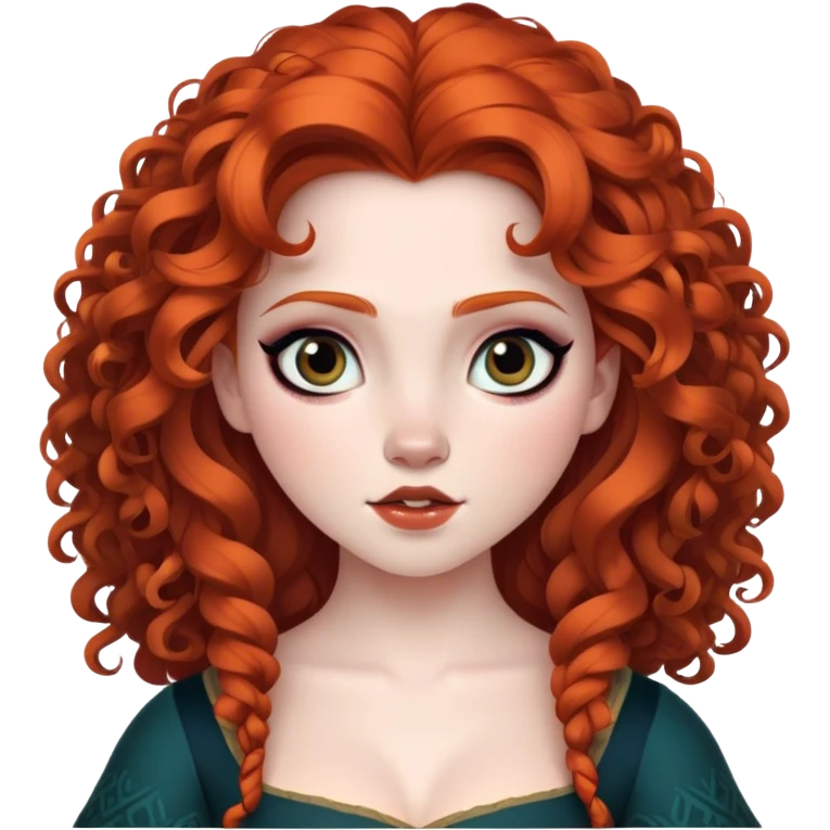 Merida Disney gothic  emoji