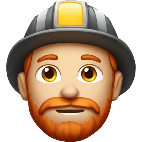 red head miner emoji
