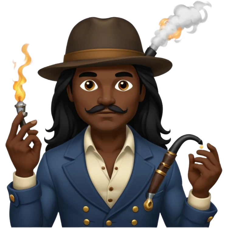 PHILIPPINE MYTHICAL CREATURE KAPRE BUT MASCULINE AND HUNK emoji