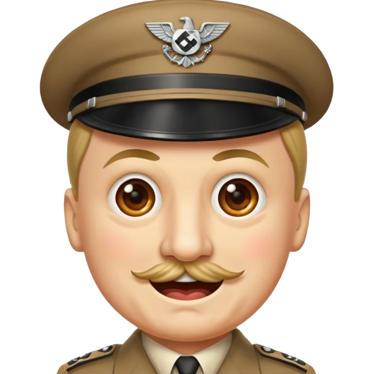 Je veux un emoji représentant Hitler emoji