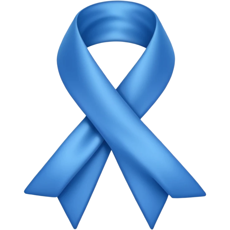 un fiocco azzurro emoji