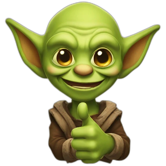 thumbs up goblin emoji