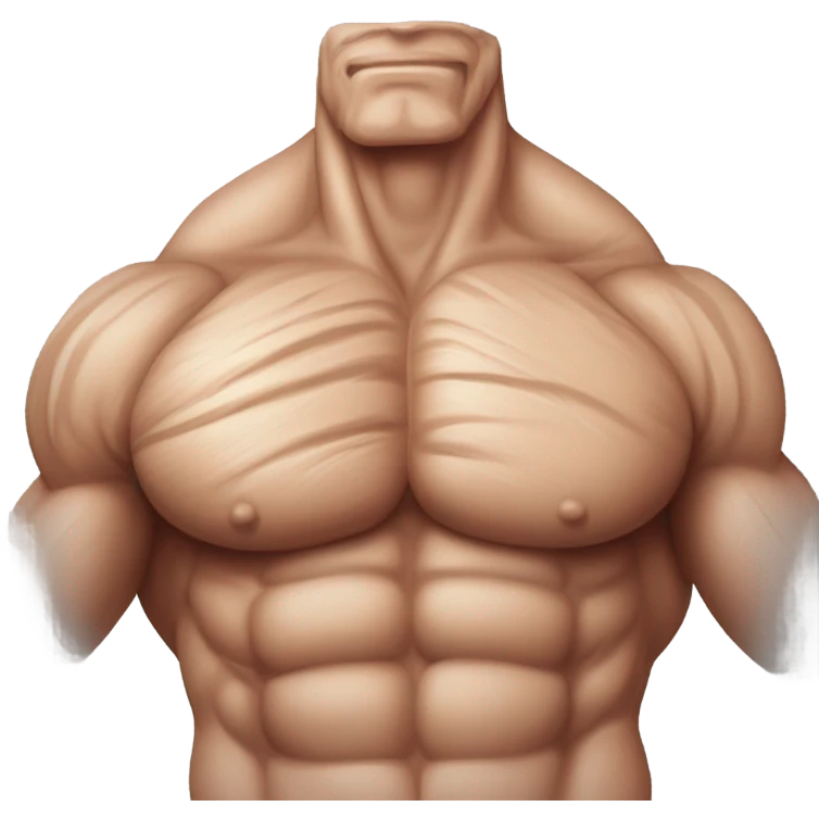 pectoral muscle emoji