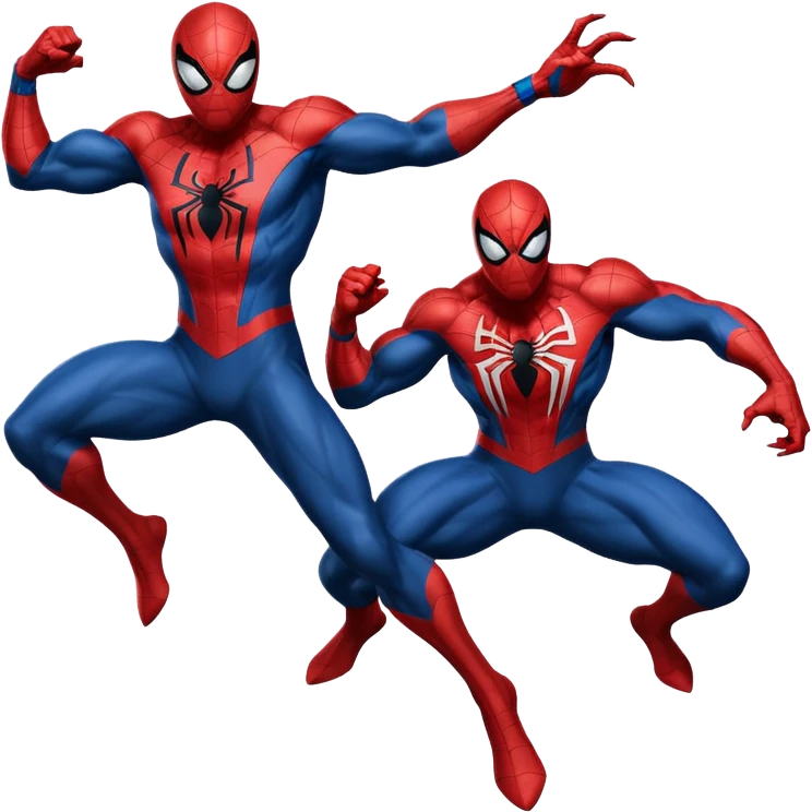 Spider man vs venom emoji