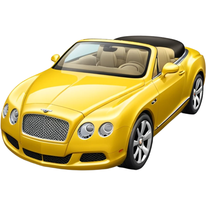 Yellow Bentley emoji