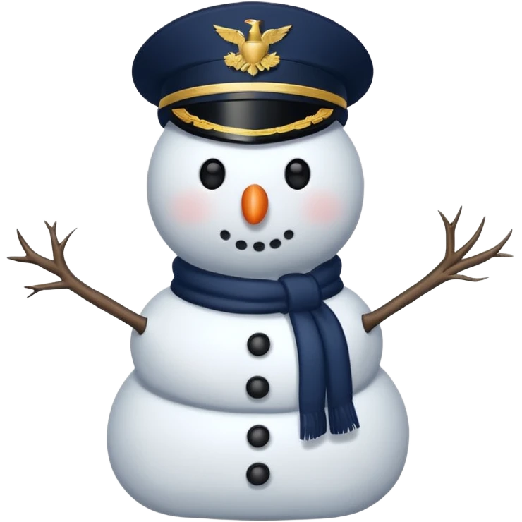 Special Navy Warfare snowman emoji