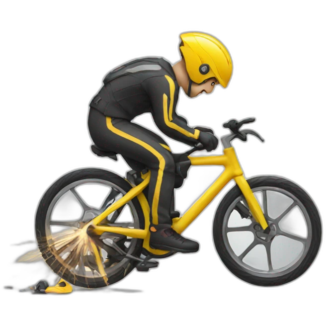 bike crash emoji