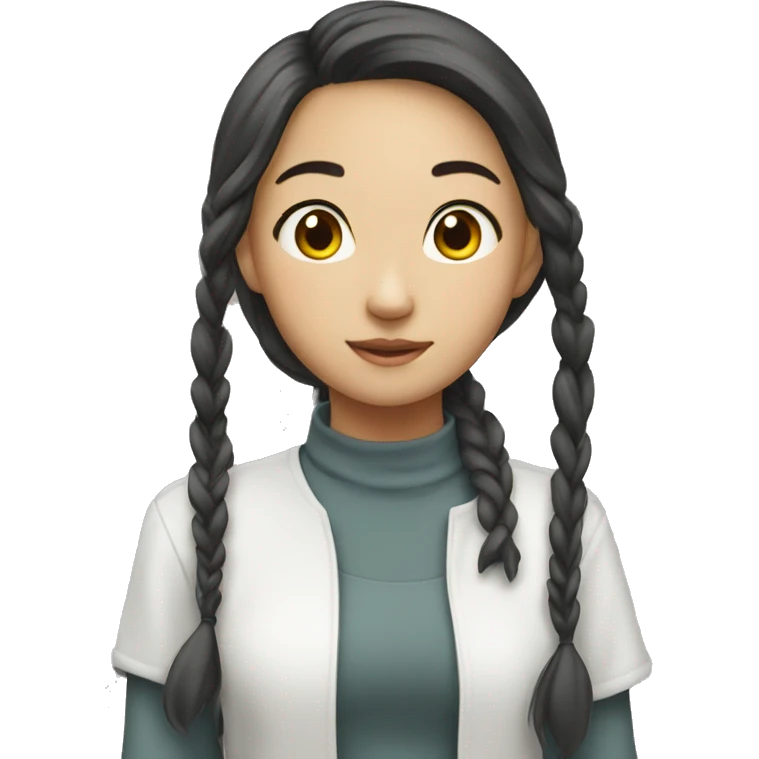 Clean girl Asian emoji