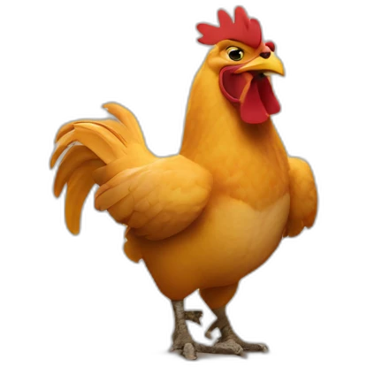 chicken boxing with pumba from the film the lion king emoji