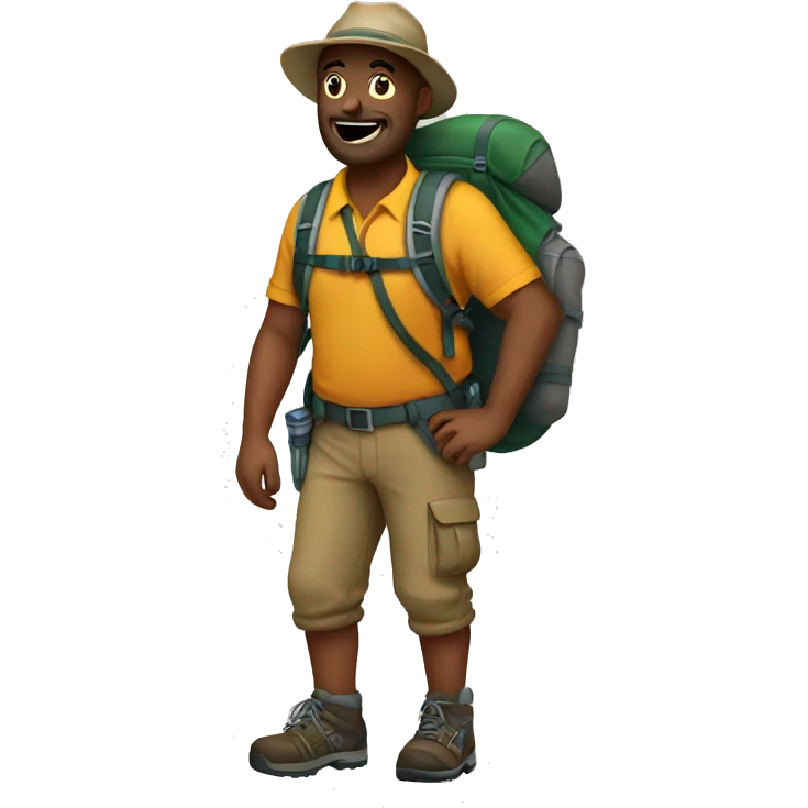Hiker emoji