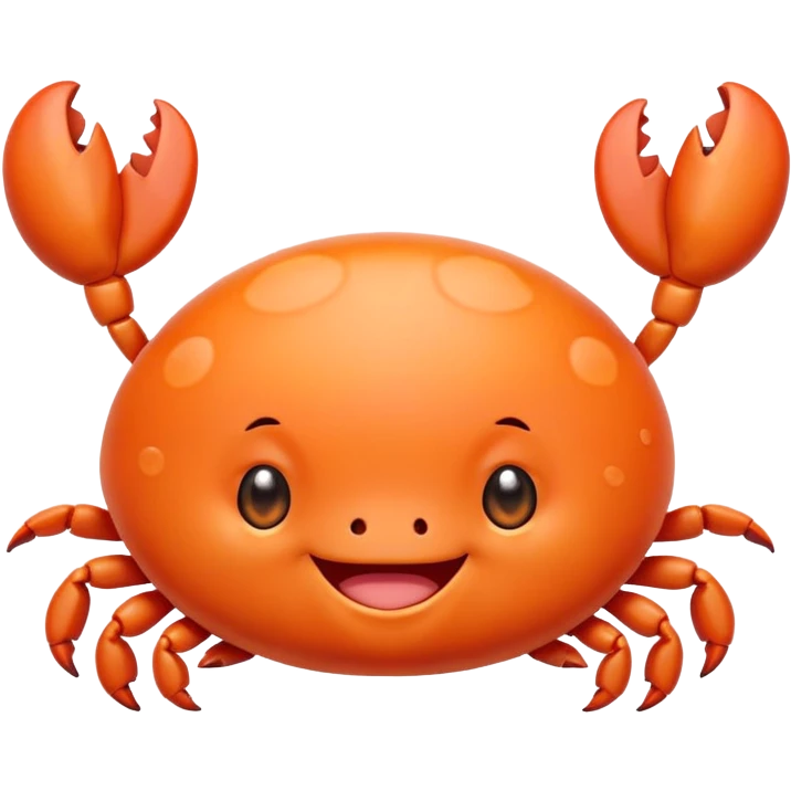 cute crab kawaii baby chubby emoji