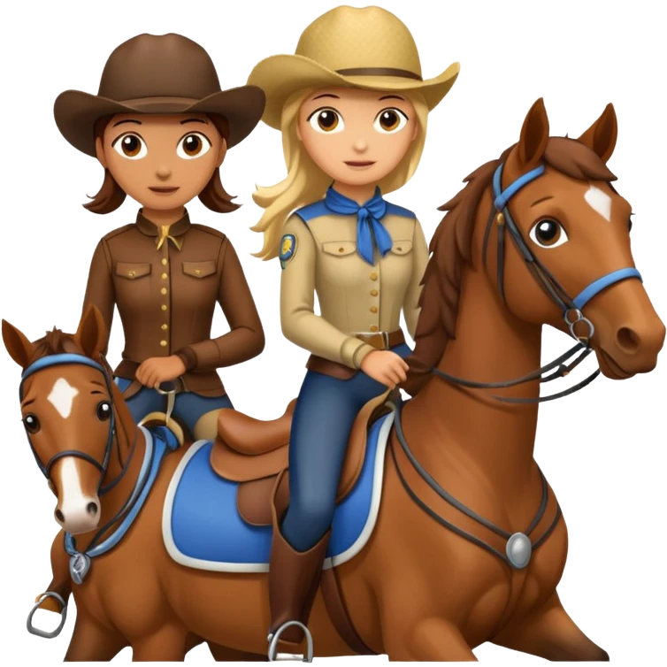 Horse girls  emoji