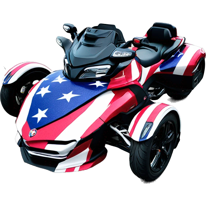 can-am-spyder  American flag wrap emoji