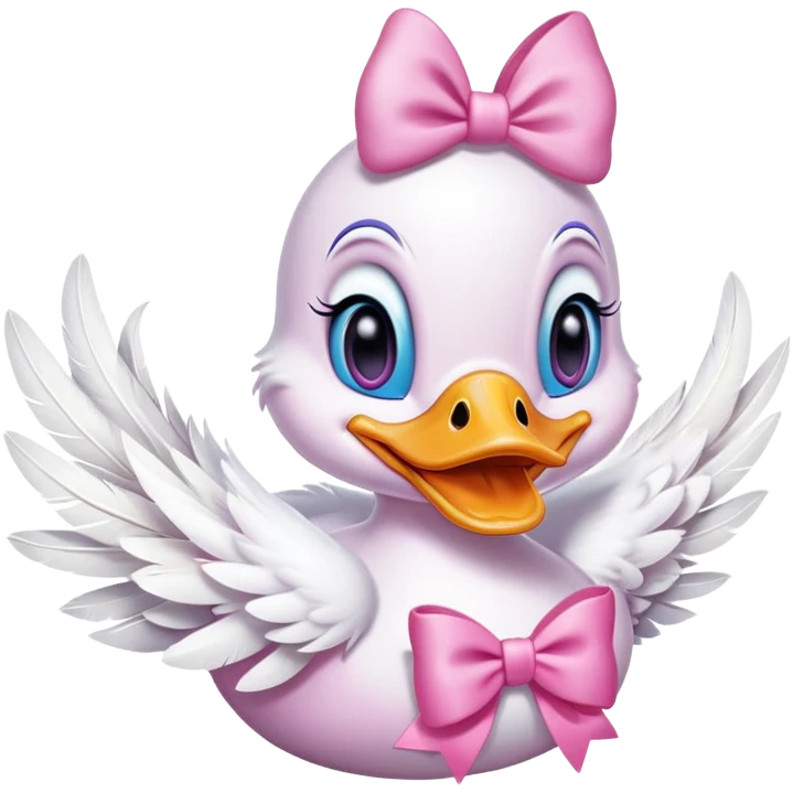 Daisy Duck smiling emoji