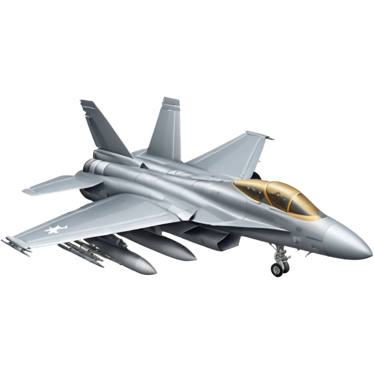 Un avion de combate f18 emoji