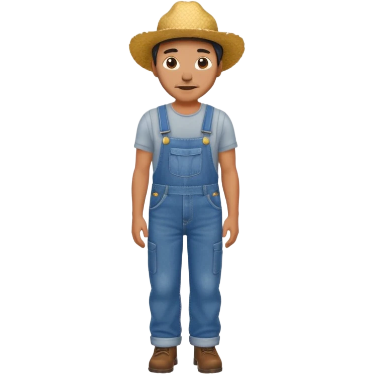 Make a farmer emoji