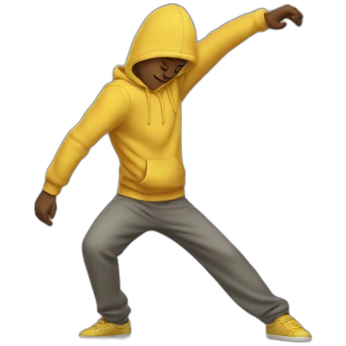 Humain who do the dab emoji