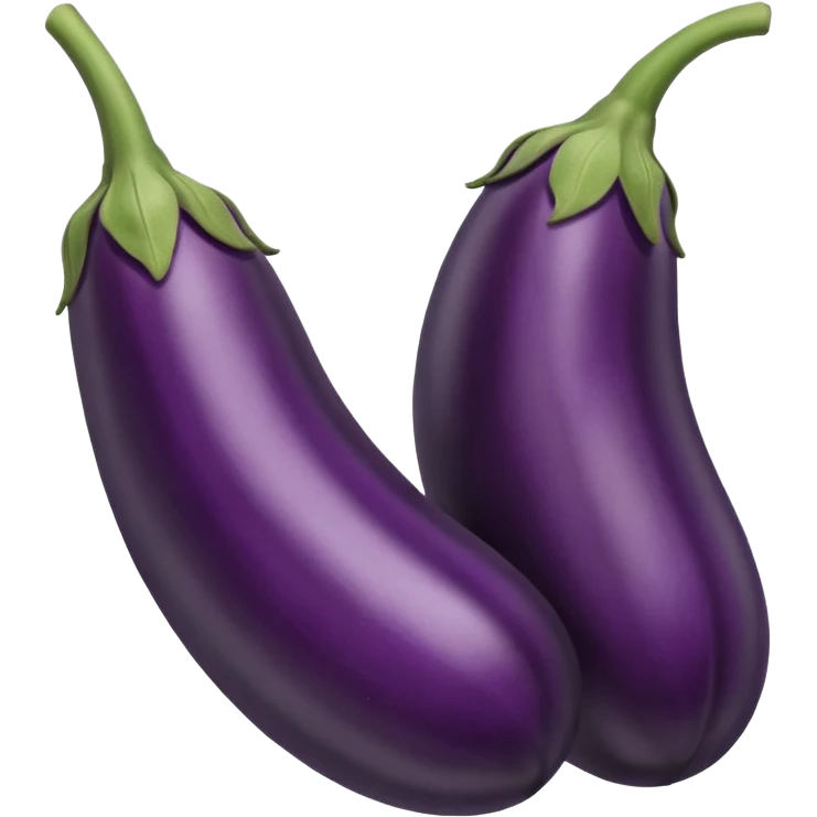 eggplant with big defined veins  emoji