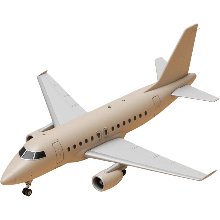 beige jet emoji