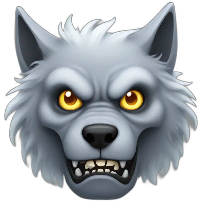 Werewolf ghost emoji
