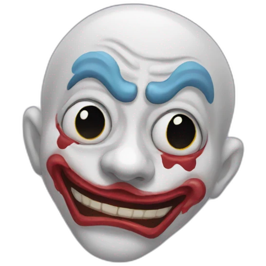 clown-dead-inside emoji