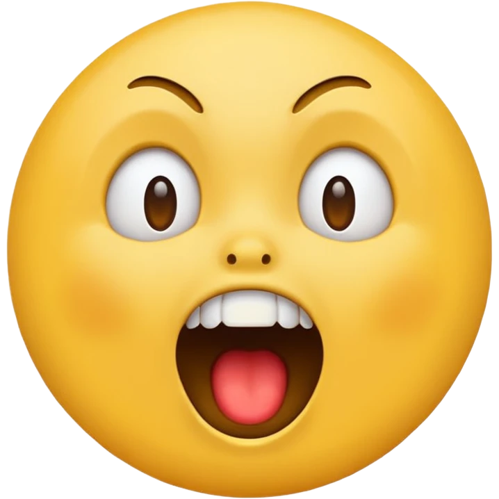 Screaming emoji emoji