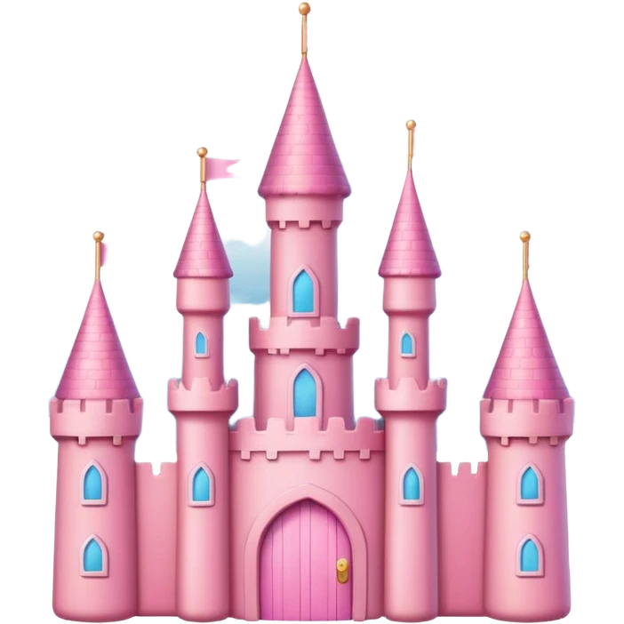 cloud pink castle emoji