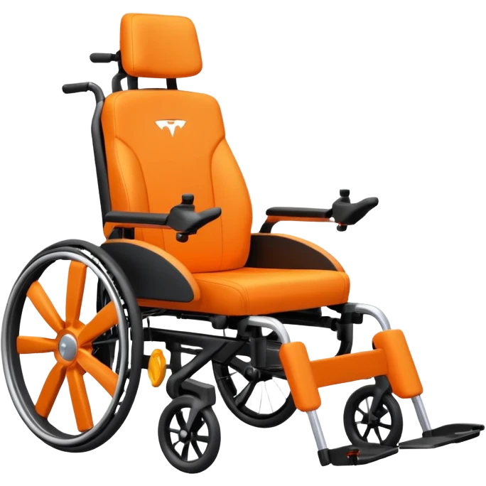 orange tesla wheelchair emoji