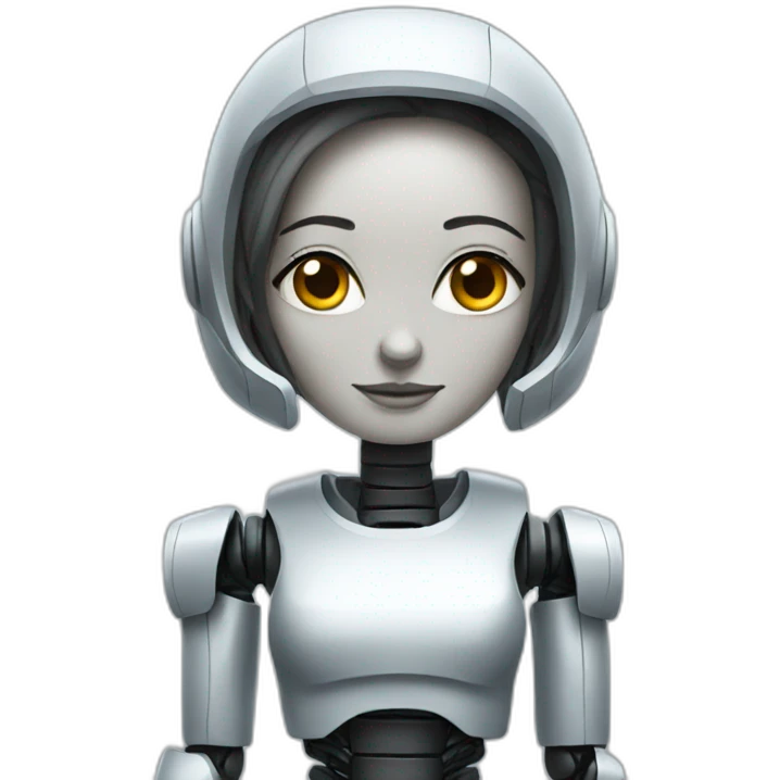 Female robot emoji