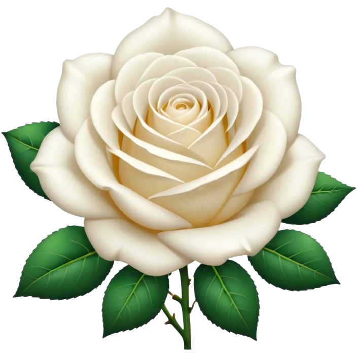 White rose emoji