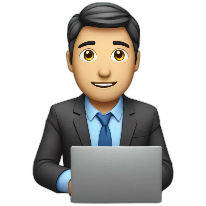 programme guy with laptop emoji